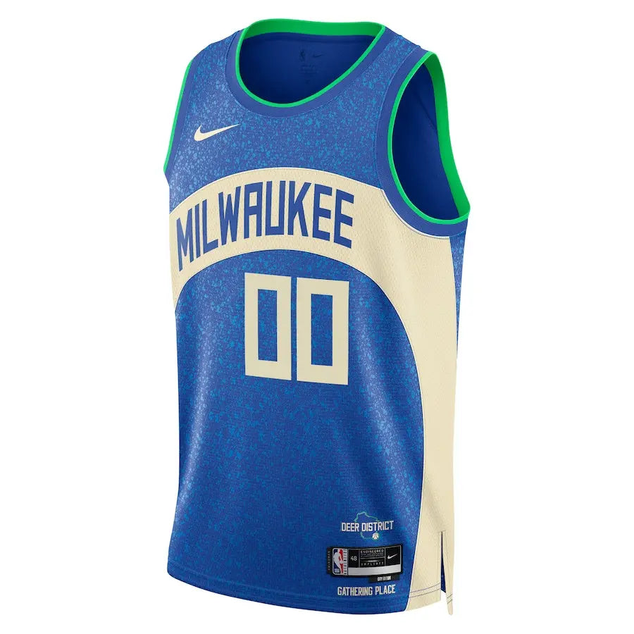 Maillot Milwaukee Bucks - City Edition 2023/2024 - Personnalisable Nike