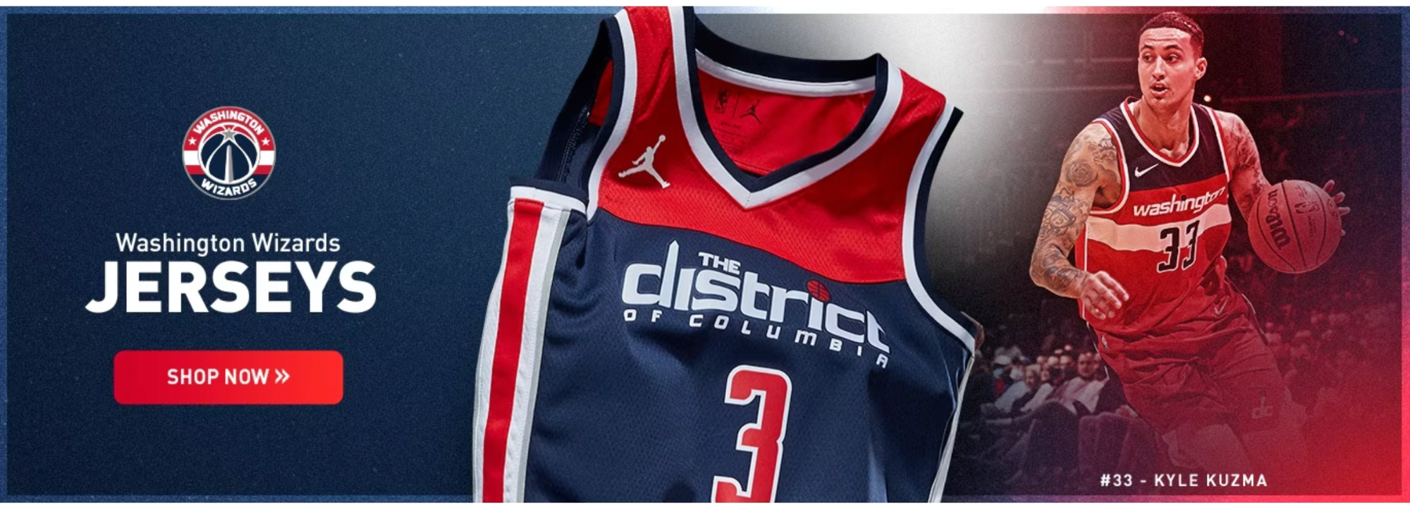 Maillot best sale washington wizards