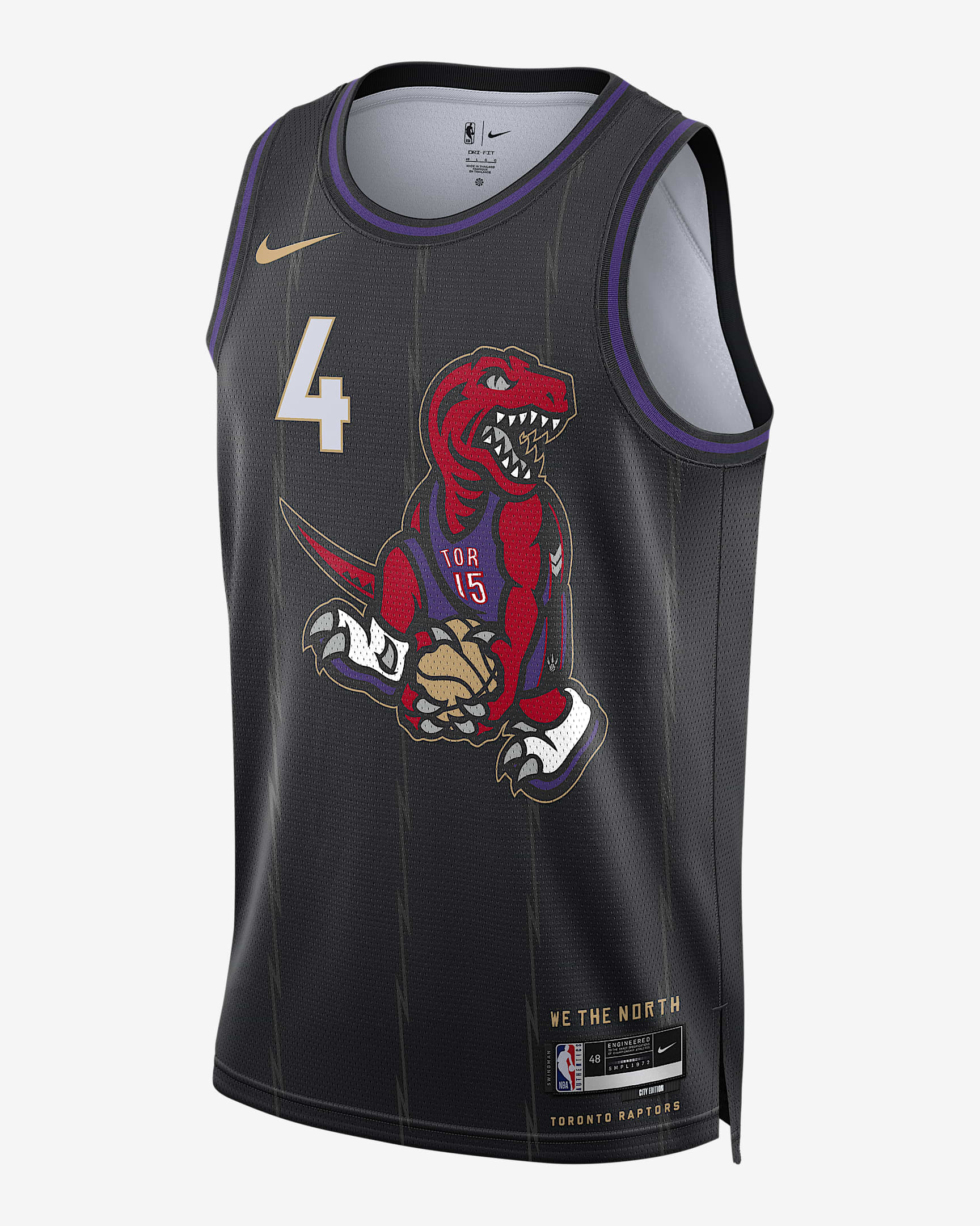 Maillot Toronto Raptors - City Edition 2024/2025 - Personnalisable